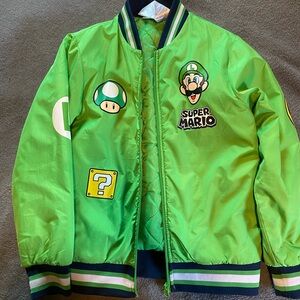 Nintendo Green Super Mario Kids Jacket